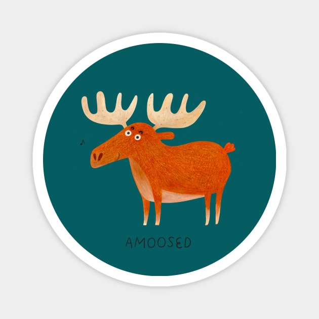 Amoosed Moose Magnet by MrFox-NYC